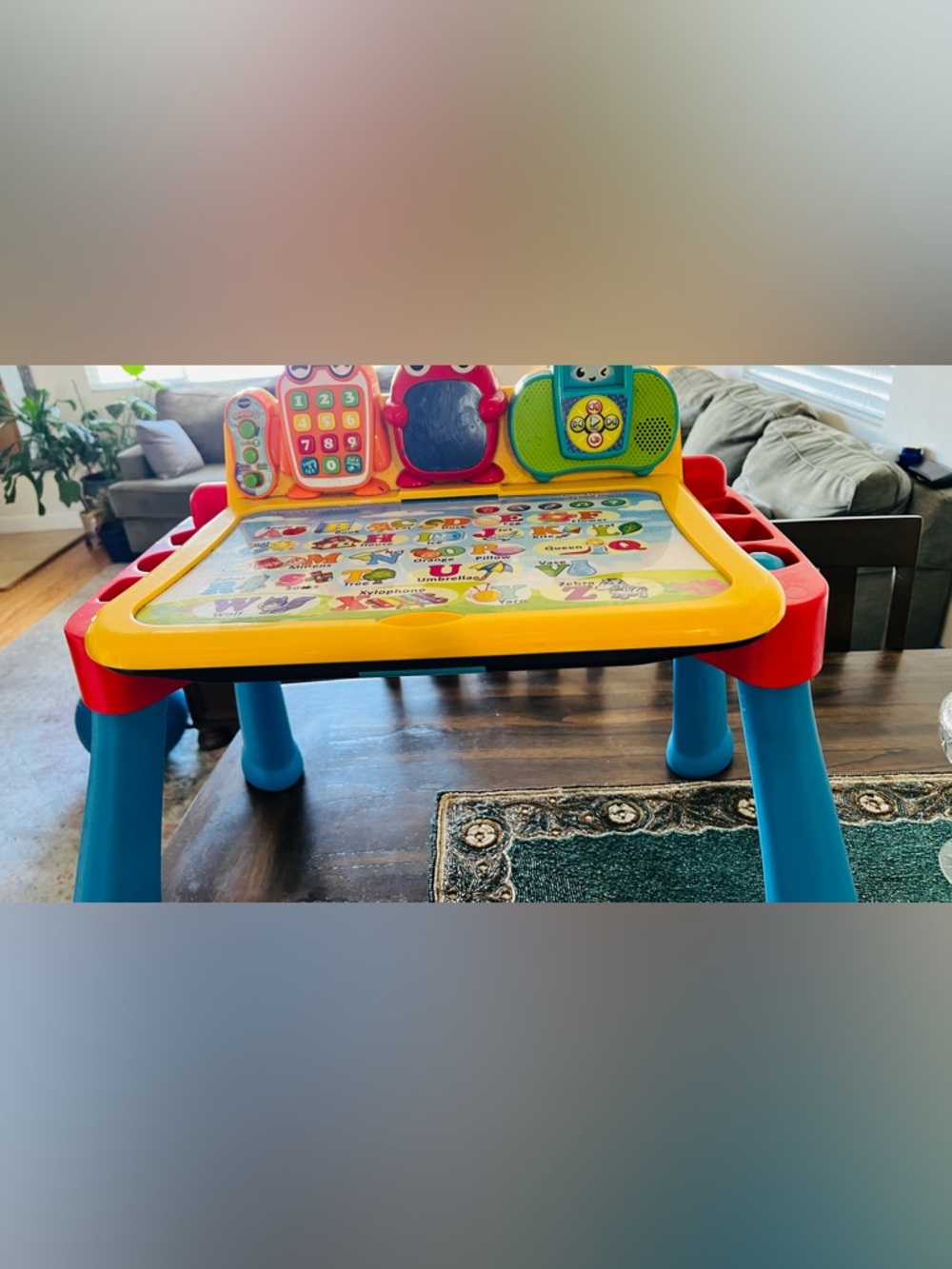 Interactive Learning Activity Table - Multicolor Kids Toy
Easy fold & storage
